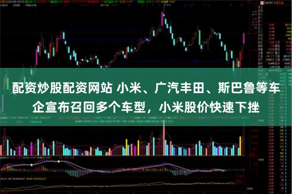 配资炒股配资网站 小米、广汽丰田、斯巴鲁等车企宣布召回多个车型，小米股价快速下挫